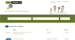 Desktop Screenshot of hr-jobs.de