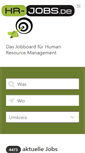 Mobile Screenshot of hr-jobs.de